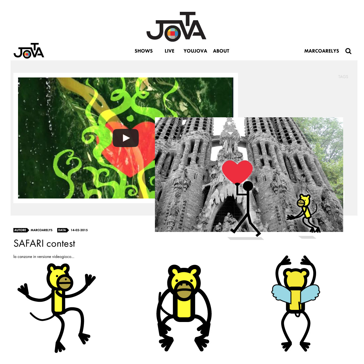“Safari” Jovanotti contest